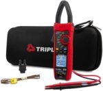 Triplett CMS1500 1000A AC/DC True RMS Medidor de abrazadera solar, mide hasta 1500VAC/2500VDC