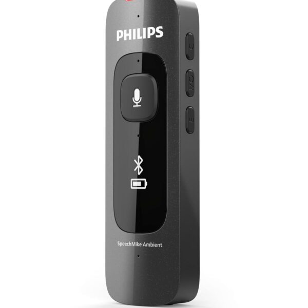 Philips SpeechMike PSM5020 Micrófono de dictado AI portátil ambiental optimizado para reconocimiento de voz y grabación