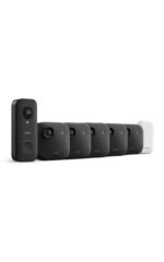 Sistema de Seguridad Blink 2K+ Videotimbre Cableado y 5 Cámaras para Exteriores con Módulo de Sincronización Básico Negr