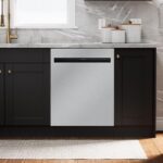 Kenmore Lavavajillas empotrado de 24" con 3 estantes, bañera de acero inoxidable, control superior, eficiencia energétic