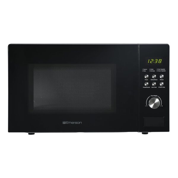 Emerson MW1101B-A Horno microondas de encimera con control de botón, pantalla LED de 1000 W, 10 niveles de potencia, 6 m