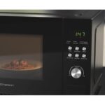 Emerson MW1101B-A Horno microondas de encimera con control de botón, pantalla LED de 1000 W, 10 niveles de potencia, 6 m