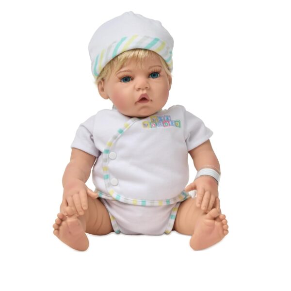 Muñeca de Bebé Madame Alexander Wee Wonder 21156 18 Pulgadas Tono de Piel Claro Ojos Azules Cabello Rubio