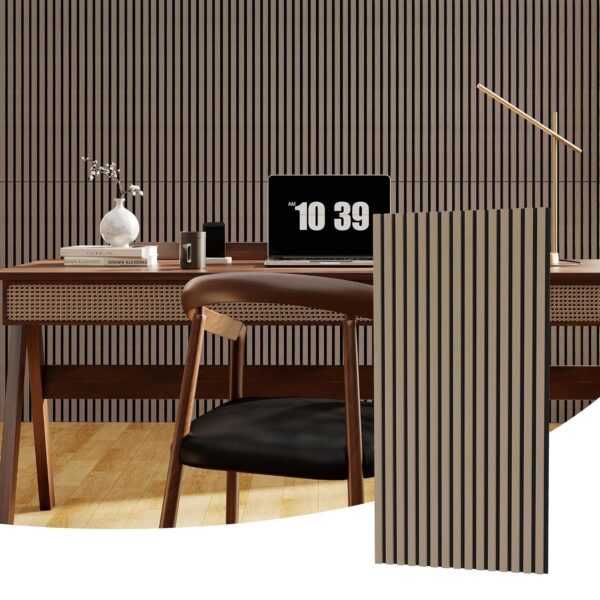 Paneles acústicos, paquete de 4 unidades de decoración de pared insonorizada de 23.6 x 47.2 pulgadas, modernos paneles r