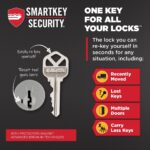 Juego de Puerta Kwikset Caerus Doble Francesa con Manija Ficticia Cromo Pulido Tecnología KwikSlide Seguridad SmartKey