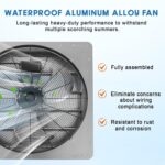 Ventilador Extractor de Pared PioneerWorks Modelo 33504HuqgG7ASE_Dq6avfA2tsRJ49 3500 CFM Aluminio Blanco Montaje en Pare