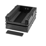Odyssey Universal Black 13" Format DJ Mixer Flight Case with Extra Deep Rear Cable Compartment