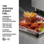 Waring Freidora comercial de 15 libras, para papas fritas, calamares y albóndigas, WDF1700