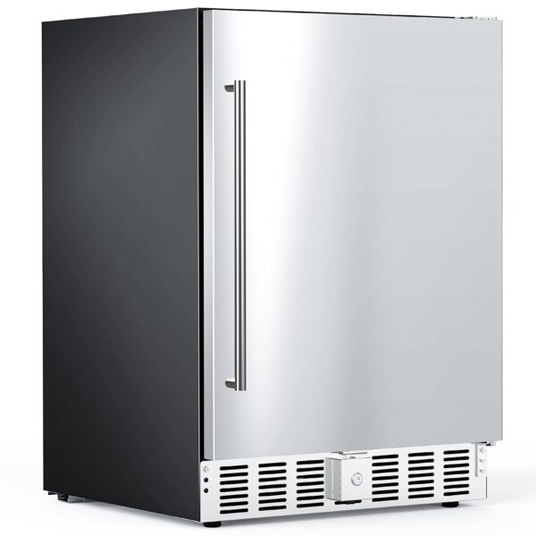 Electactic Refrigerador de bebidas de 24 pulgadas, enfriador de bebidas debajo de la encimera, 180 latas, integrado e in