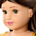 Muñeca American Girl Disney Princesa Bella JDD99 18 Pulgadas Cabello Castaño Ondulado