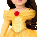Muñeca American Girl Disney Princesa Bella JDD99 18 Pulgadas Cabello Castaño Ondulado