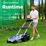 Podadora Kraftsense Alpinist510-2A420 21 Pulgadas 40V Autopropulsada con Batería 4x4.0Ah y Cargador