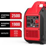 Generador Inversor Portátil PowerSmart PS5020W 2500 Vatios Arranque Eléctrico Súper Silencioso