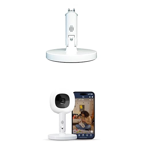 Monitor para Bebé Nanit Pro Paquete Flex Multi Stand Cámara Wi-Fi 1080p Vista 130 Grados Rastreo de Respiración Sin Sens