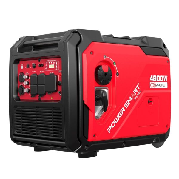 Generador Inversor PowerSmart PS5046CE 4800W Arranque Eléctrico Listo para Paralelo Salida RV 30A