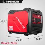 Generador Inversor PowerSmart PS5046CE 4800W Arranque Eléctrico Listo para Paralelo Salida RV 30A