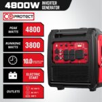 Generador Inversor PowerSmart PS5046CE 4800W Arranque Eléctrico Listo para Paralelo Salida RV 30A