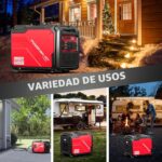 Generador Inversor PowerSmart PS5046CE 4800W Arranque Eléctrico Listo para Paralelo Salida RV 30A