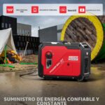Generador Inversor PowerSmart PS5046CE 4800W Arranque Eléctrico Listo para Paralelo Salida RV 30A