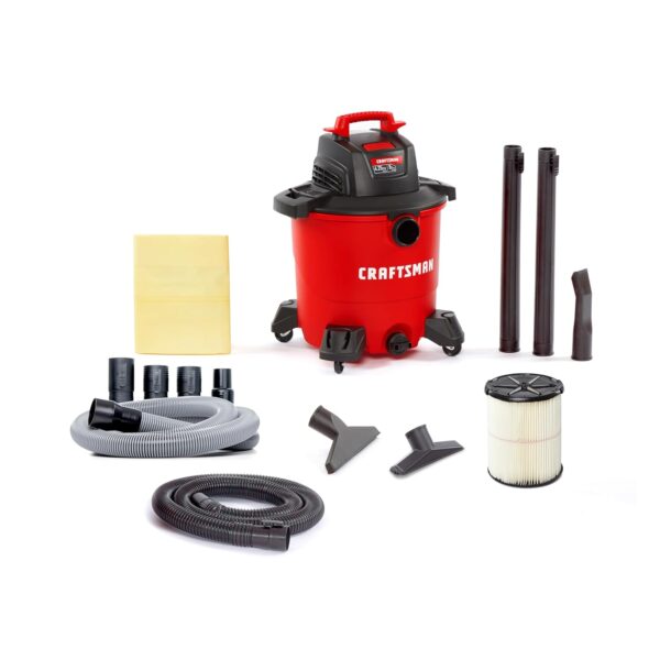 Aspiradora Húmeda y Seca CRAFTSMAN CMXEVBE17590 9 Galones 4.25 HP con Manguera Profesional de 10 Pies