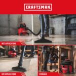 Aspiradora en Seco y Húmedo CRAFTSMAN CMXEVBE17584 6 Galones 3.5 HP Pico
