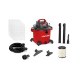 Aspiradora Húmeda y Seca CRAFTSMAN CMXEVBE18595 16 Galones 6.5 HP Pico con Manguera Dual-Flex y Filtro Qwik Lock
