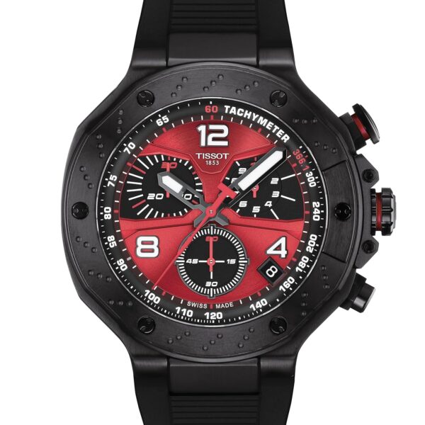 Reloj Tissot T-Race MotoGP Limited Edition T1414173742200 para Hombre Cuarzo Suizo Caja de Acero Inoxidable 45 mm Esfera