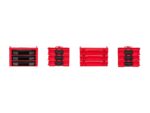 Set de Dados y Matraca TEKTON SKT26301 Unidad 1/2 Pulgada Profundos y Poco Profundos 12 Puntos 109 Piezas 3/8-1-1/2 Pulg