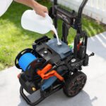 Lavadora a Presión Eléctrica SENIX HPWE15-H 2700 PSI 2.3 GPM Motor sin Escobillas Tanque de Espuma 110 Onzas 6 Boquillas