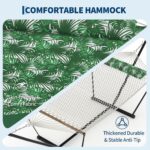 Hamaca ActiveTrail VSie05LLZC8b-j-AC39728DdH para 2 Personas con Soporte Verde Cuerda de Algodón y Poliéster