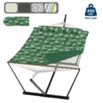 Hamaca ActiveTrail VSie05LLZC8b-j-AC39728DdH para 2 Personas con Soporte Verde Cuerda de Algodón y Poliéster
