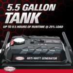Generador Portátil SIMPSON SF5568 6875 Watts Gasolina Arranque Eléctrico Motor 292cc