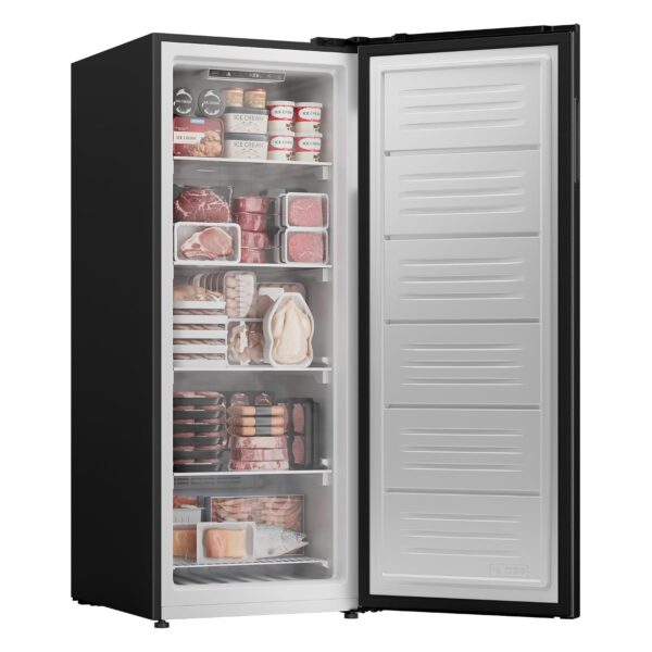 Congelador vertical de 11.5 pies cúbicos, refrigerador/congelador convertible 4 en 1 con certificación comercial con con