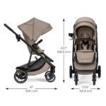 Britax Prism - Cochecito modular para bebés y niños pequeños, asiento de automóvil compatible con telas de primera calid