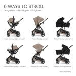 Britax Prism - Cochecito modular para bebés y niños pequeños, asiento de automóvil compatible con telas de primera calid