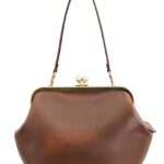 Bolso Coach Kisslock Frame 27 CEV14 Piel Marrón Cierre de Beso
