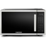 Chefman Horno microondas para encimera de 1.1 pies cúbicos, 1000 vatios con 10 niveles de potencia, 3 ajustes preestable