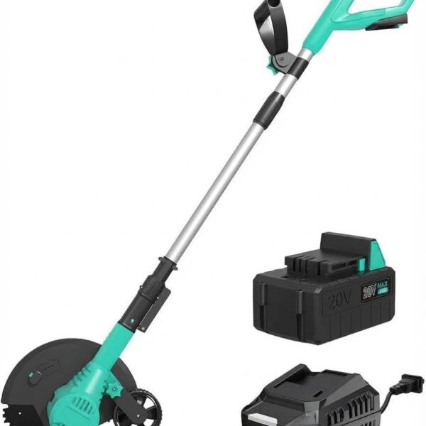Bordeadora de Césped Inalámbrica CABIHOME 373088PQbhRGe0kZBZmHNw0v 20V Hoja de 9 Pulgadas Batería 4.0 Ah Motor Sin Escob