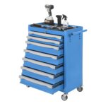 IDEALHOUSE Cofre de herramientas rodante, caja de herramientas de 7 cajones con cajones modulares, caja de herramientas