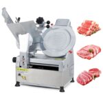 Garvee Automatic Meat Slicer, 550W Deli Slicer with 12" Carbon Steel Blade, Meat Slicer Machine with Adjustable Thicknes