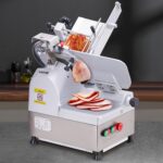 Garvee Automatic Meat Slicer, 550W Deli Slicer with 12" Carbon Steel Blade, Meat Slicer Machine with Adjustable Thicknes