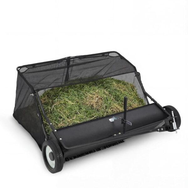 Barredora de Césped de Remolque MilleLoom ZN4Q2fNjPsg38295VE-yBwHYbbu 52 Pulgadas Altura de Cepillo Ajustable Bolsa de T
