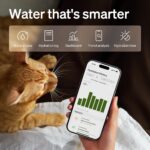 Fuente de Agua PETLIBRO Dockstream 2 para Gatos y Perros PLWF116 Acero Inoxidable 3 Litros Inalámbrica con Monitoreo por