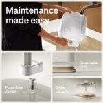 Fuente de Agua PETLIBRO Dockstream 2 para Gatos y Perros PLWF116 Acero Inoxidable 3 Litros Inalámbrica con Monitoreo por