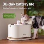 Fuente de Agua PETLIBRO Dockstream 2 para Gatos y Perros PLWF116 Acero Inoxidable 3 Litros Inalámbrica con Monitoreo por
