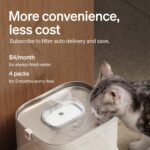 Fuente de Agua PETLIBRO Dockstream 2 para Gatos y Perros PLWF116 Acero Inoxidable 3 Litros Inalámbrica con Monitoreo por