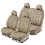 Funda de Asiento Clazzio para Banca Trasera Dodge Ram 1500 Quad Cab 2006 2008 Piel Color Tan