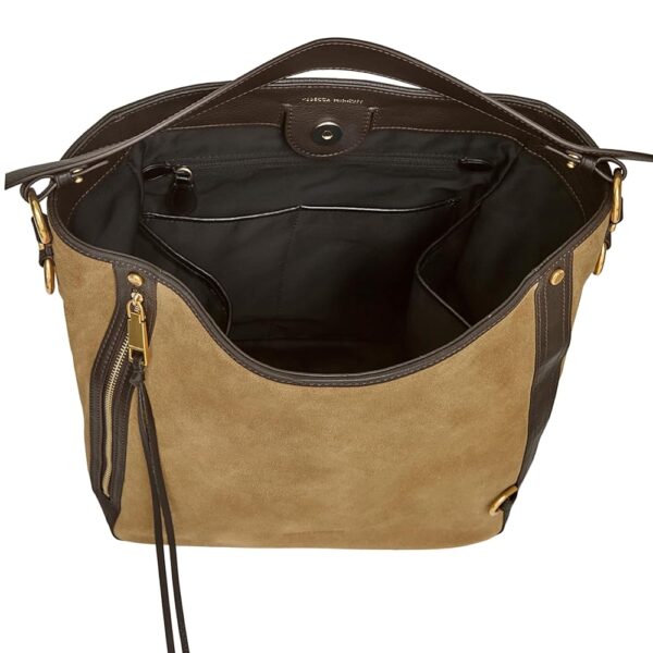 Bolso Hobo Rebecca Minkoff M.A.B. Cuero Castaño Fondant 15 x 11 x 6 pulgadas