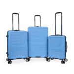 Juego de Equipaje Hurley Kahuna HY-AB-900-3 3 Piezas con Ruedas Giratorias Azul University 19x12.5x29 pulgadas