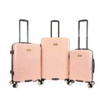 Juego de Equipaje Juicy Couture Cassandra JC-PC-9300-3 3 Piezas Ruedas Giratorias Policarbonato Color Rubor